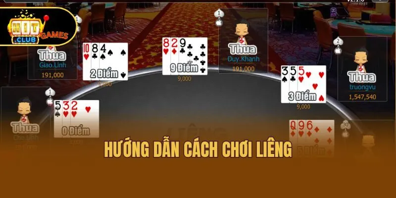 Hướng dẫn cách chơi liêng